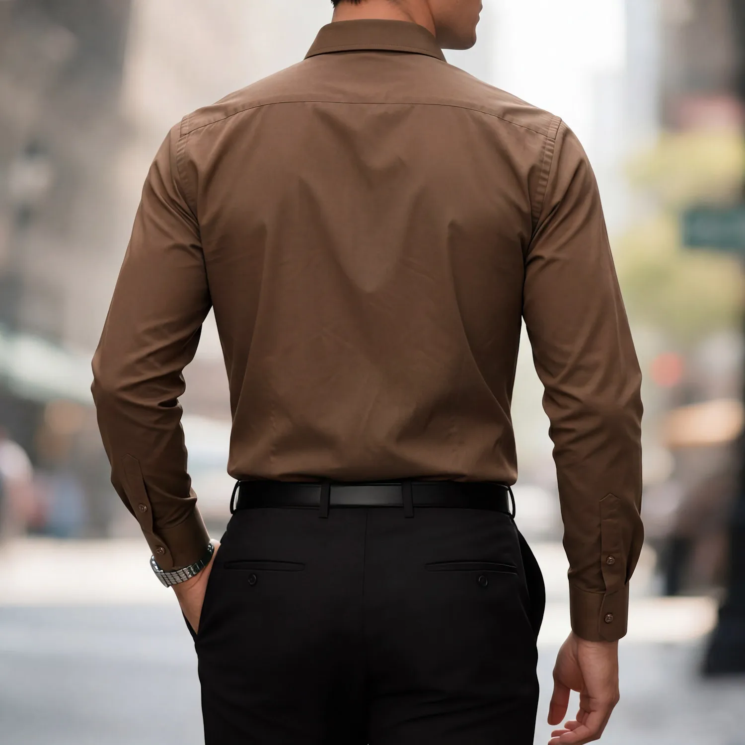 Men's Solid Color Long Sleeve Shirt Casual Slim Fit Simple Trendy Soft Button Down Business Daily All Match Basic Tops for Male
Men's Solid Color Long Sleeve Shirt Casual Slim Fit Simple Trendy Soft Button Down Business Daily All Match Basic Tops for Male