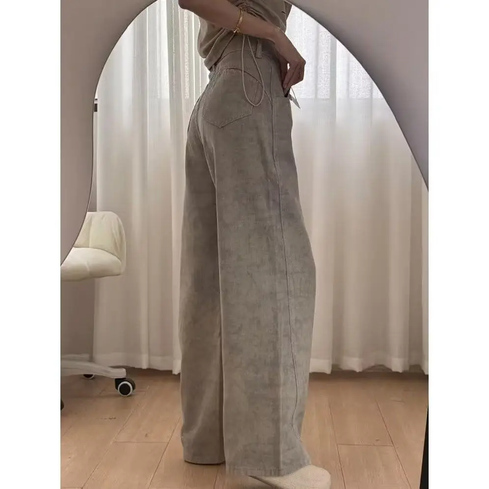 High Waist Tie Dye Loose Women's Jeans Vintage Style Summer Slimming Wide Leg Pants Casual Cotton Polyester Blend
High Waist Tie Dye Loose Women's Jeans Vintage Style Summer Slimming Wide Leg Pants Casual Cotton Polyester Blend