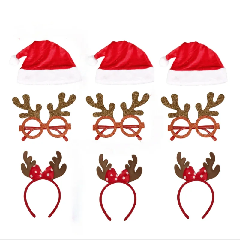【12 Pack Christmas Party Set】Santa Glasses and Themed Props, Festive Decorations for Holiday Gatherings - Fun Xmas Accessories 
【12 Pack Christmas Party Set】Santa Glasses and Themed Props, Festive Decorations for Holiday Gatherings - Fun Xmas Accessories