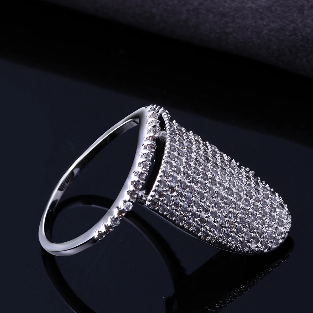 YLMyself Long Shape Ring, Micro Pave Shiny Cubic Zircon, White Color Finger Ring, Fashion Jewelry, Trendy Women’s Ring
YLMyself Long Shape Ring, Micro Pave Shiny Cubic Zircon, White Color Finger Ring, Fashion Jewelry, Trendy Women’s Ring
