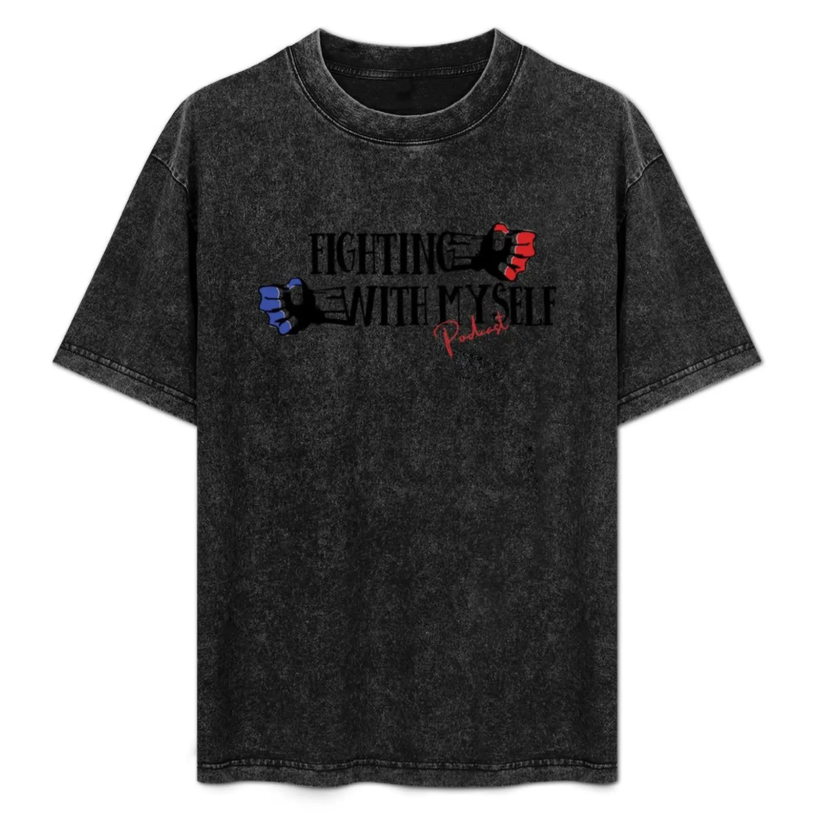 Fighting With Myself logo T-Shirt anime stuff Short sleeve tee funny t shirts for men
Fighting With Myself logo T-Shirt anime stuff Short sleeve tee funny t shirts for men
