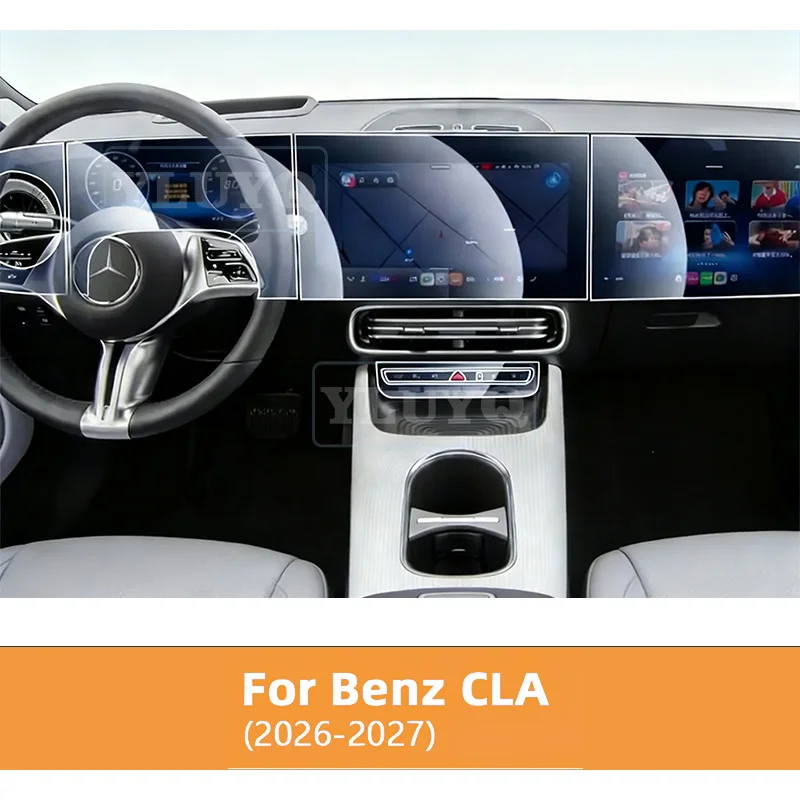 For Mercedes Benz CLA 2026 2027 Car Interior Protection Film Dashboard Screen Central Control Transparent Sticker Anti-scratch
For Mercedes Benz CLA 2026 2027 Car Interior Protection Film Dashboard Screen Central Control Transparent Sticker Anti-scratch