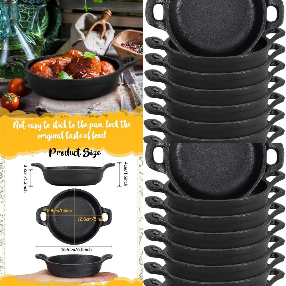 Набор из 8 мини-чагунных навыков — маленькие рамины глубиной 1,3 глубины, безопасные для духовки, идеально подходят для приготовления пищи на кухне и на открытом воздухе
Набор из 8 мини-чагунных навыков — маленькие рамины глубиной 1,3 глубины, безопасные для духовки, идеально подходят для приготовления пищи на кухне и на открытом воздухе