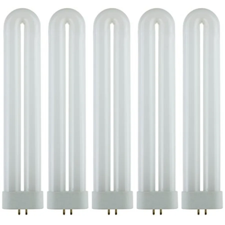 4045-SU Fluorescent U-Shaped Light Bulb, 18 Watts, UV Light, 365nm Color Wavelength, GX10q 4-Pin Base, Plug-in, 5, 000 Hour Lif
4045-SU Fluorescent U-Shaped Light Bulb, 18 Watts, UV Light, 365nm Color Wavelength, GX10q 4-Pin Base, Plug-in, 5, 000 Hour Lif