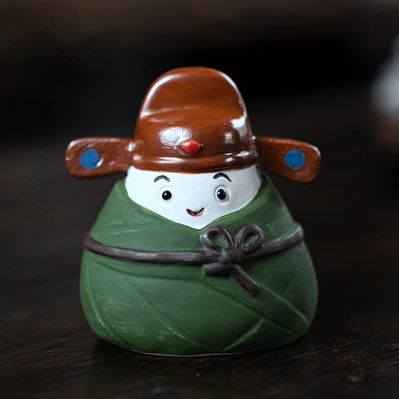 1PC Zongzi Tea Pet Vintage Simulation Figurines Miniatures Home Office Desk Ornament Car Decoration Crafts
1PC Zongzi Tea Pet Vintage Simulation Figurines Miniatures Home Office Desk Ornament Car Decoration Crafts