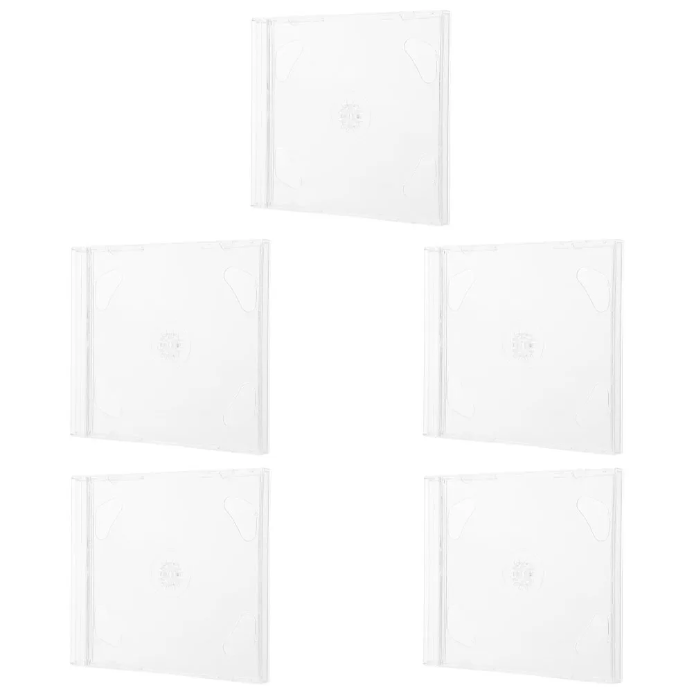 5Pcs Clear Cd Cases Transparent Disc Holders Lightweight Portable Storage for Easy Viewing Sleek Design Cd Organizers Case
5Pcs Clear Cd Cases Transparent Disc Holders Lightweight Portable Storage for Easy Viewing Sleek Design Cd Organizers Case