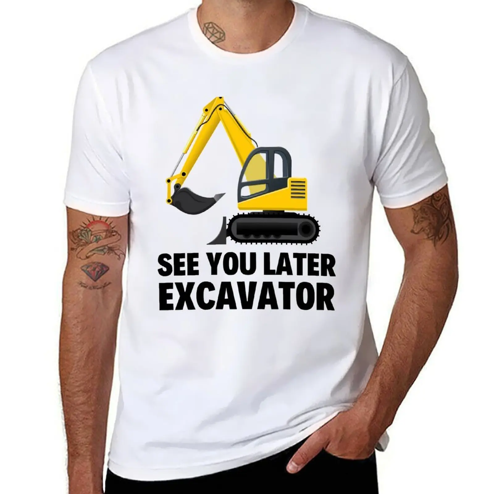 See You Later Excavator Funny Boy Heavy Toddlers T-Shirt funny t shirts cotton man t shirts for men T-Shirt
See You Later Excavator Funny Boy Heavy Toddlers T-Shirt funny t shirts cotton man t shirts for men T-Shirt