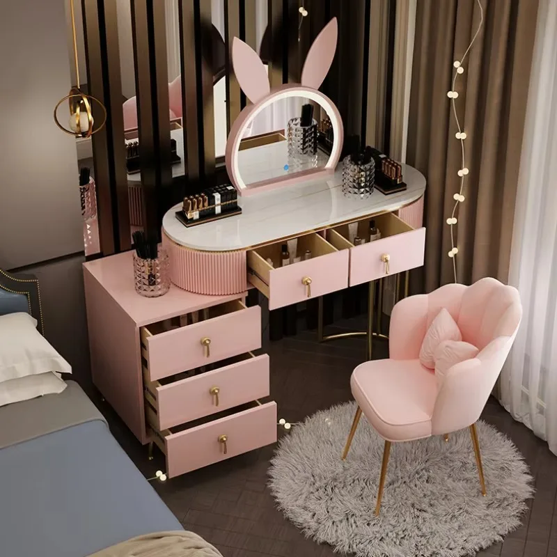 Nordic Bedroom Dressing Table Chair Minimal Luxury Drawers Dressing Table Design Lights Mirror Coiffeuse De Chambre Furniture
Nordic Bedroom Dressing Table Chair Minimal Luxury Drawers Dressing Table Design Lights Mirror Coiffeuse De Chambre Furniture
