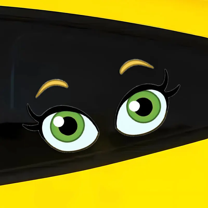Funny Green Eyes Car Stickers for Auto Rear Window Trunk Bumper Trim Waterproof Vehicle Decoration Cartoon Vinyl Decals
Funny Green Eyes Car Stickers for Auto Rear Window Trunk Bumper Trim Waterproof Vehicle Decoration Cartoon Vinyl Decals
