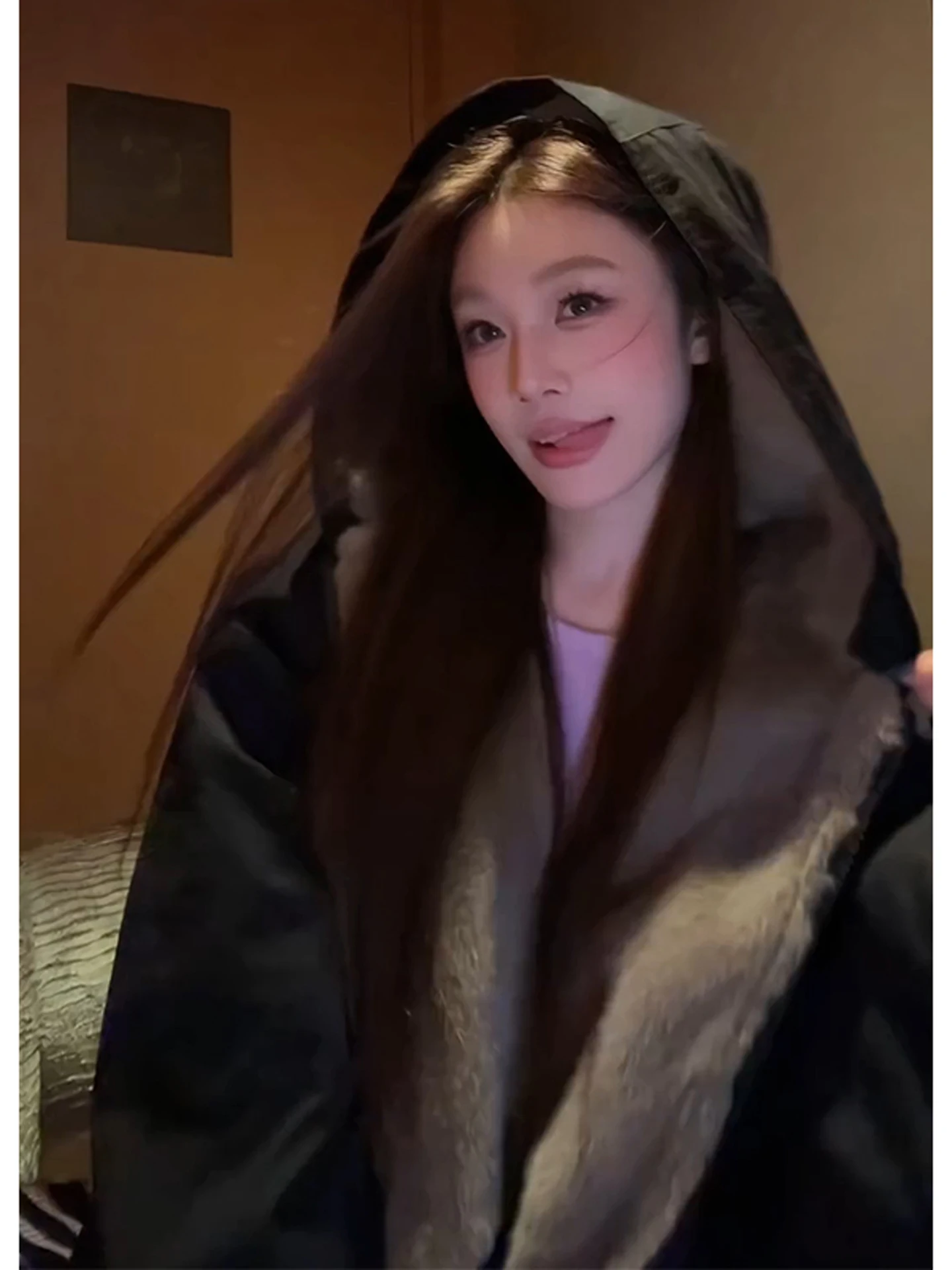 American Sle Thiened Fce Lined Cotton Jaet Women's Winter Coat Slimming Not Puffy Hooded Quilted Zipper Closure Long...
American Sle Thiened Fce Lined Cotton Jaet Women's Winter Coat Slimming Not Puffy Hooded Quilted Zipper Closure Long...