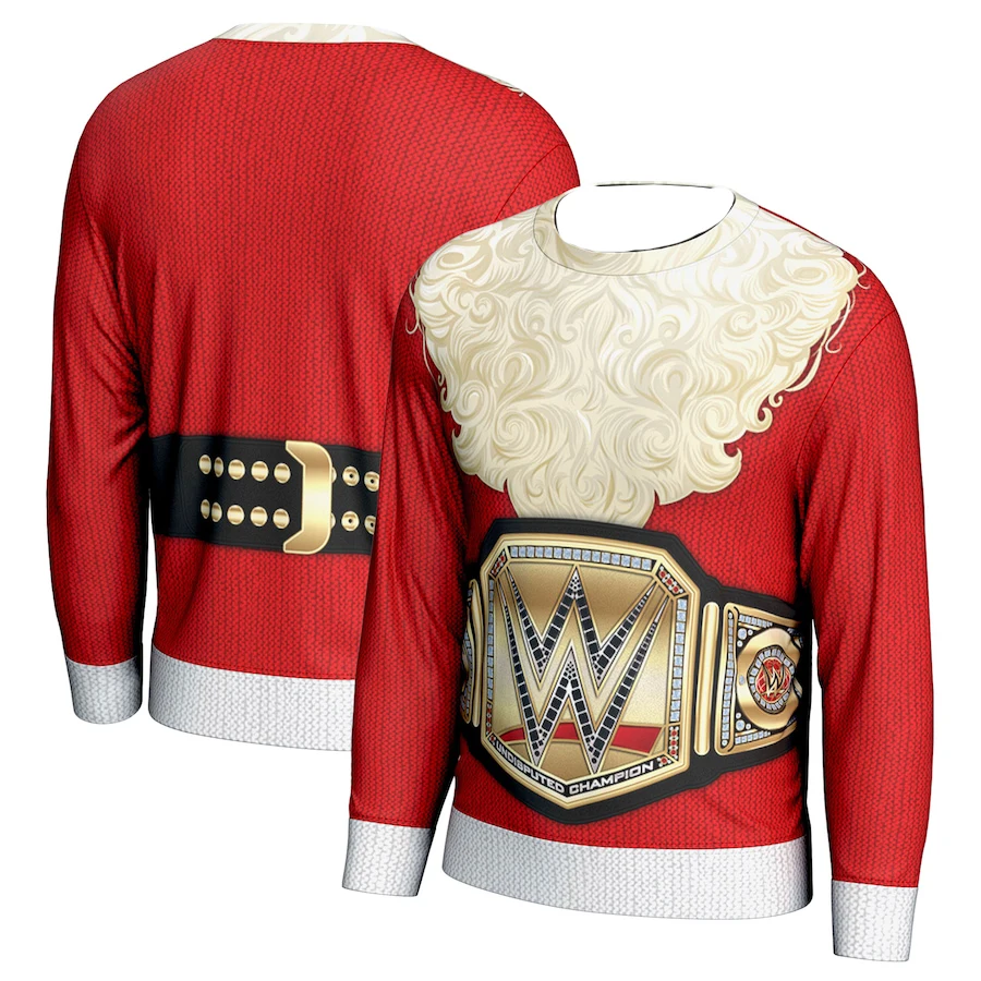 New American Style WWE 3D Santa Claus Printed Long Sleeved T-Shirt For Men And Women Christmas Special Training Sports Shirt
New American Style WWE 3D Santa Claus Printed Long Sleeved T-Shirt For Men And Women Christmas Special Training Sports Shirt