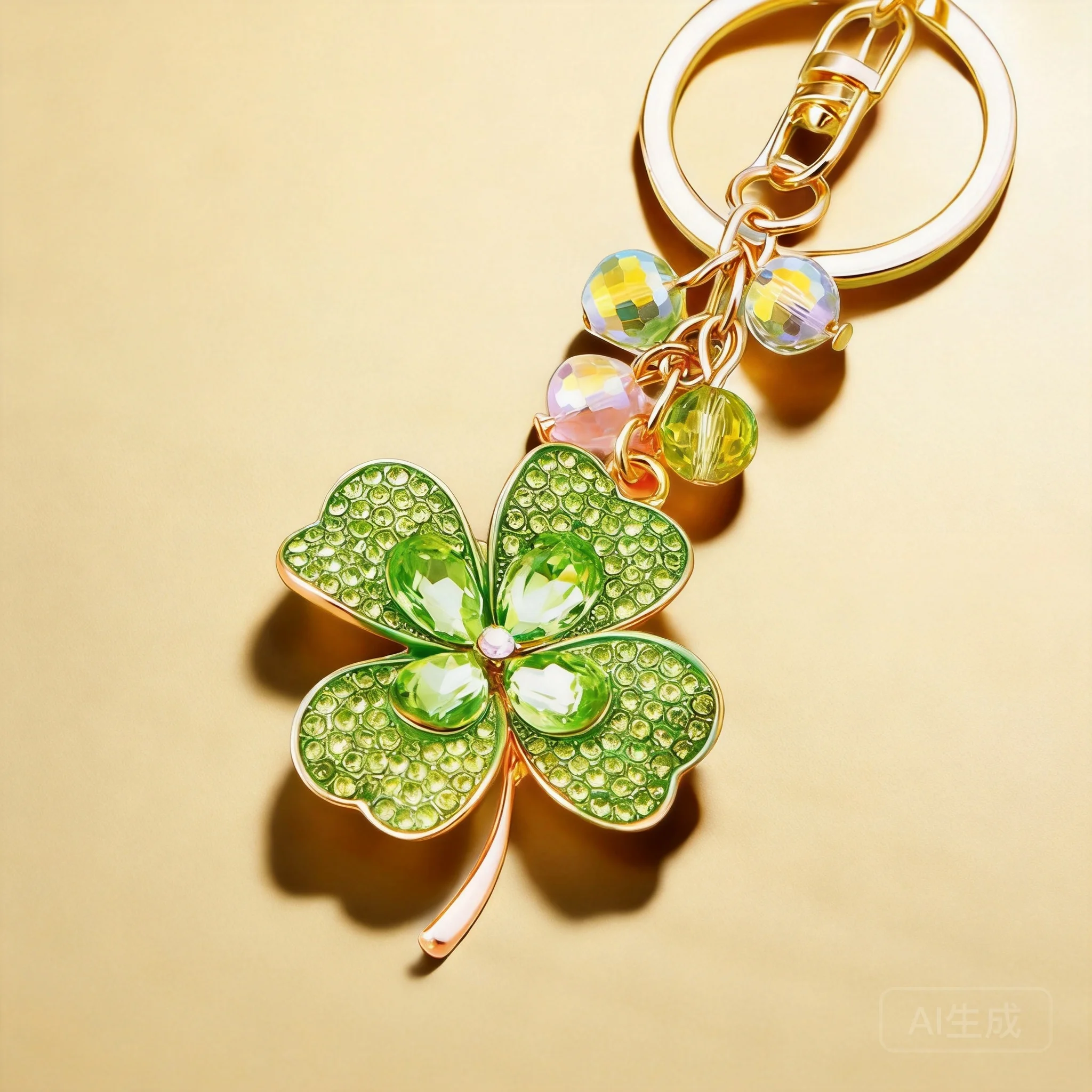 Lucky Four Leaf Clover Rhinestone Inlaid Metal Keychain Beaded Pendant For Women Bag Car Key Ring Good Luck Fortune Charm Gift
Lucky Four Leaf Clover Rhinestone Inlaid Metal Keychain Beaded Pendant For Women Bag Car Key Ring Good Luck Fortune Charm Gift