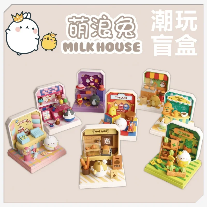 Genuine Molang Mini Shop Series Blind Box Rabbit Doll Milk House Model Toys Desktop Decoration Mystery Box Peripheral Cute Gift
Genuine Molang Mini Shop Series Blind Box Rabbit Doll Milk House Model Toys Desktop Decoration Mystery Box Peripheral Cute Gift