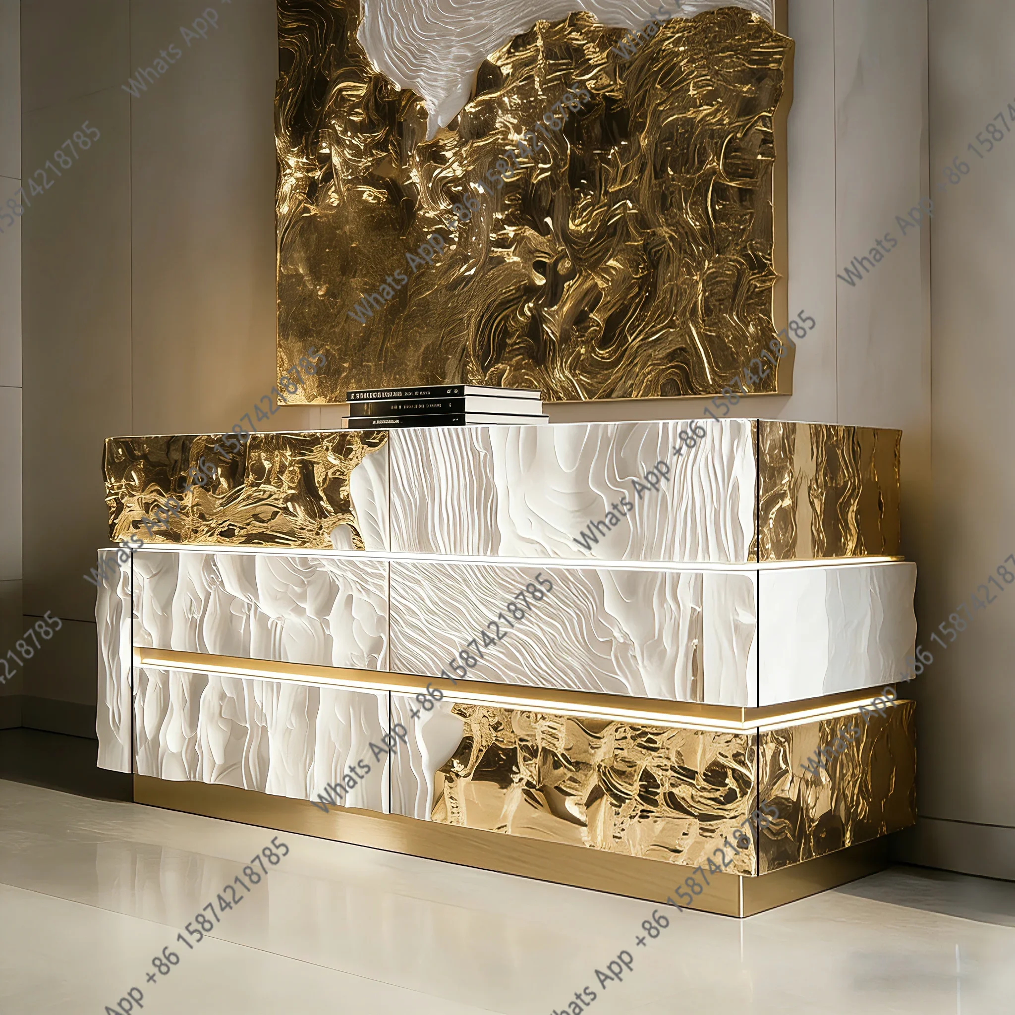 X30 Modern Art Chest Modern Light Luxury Decorative Cabinet High Luxury Villa Large Flat Dining Side Cabinet
X30 Modern Art Chest Modern Light Luxury Decorative Cabinet High Luxury Villa Large Flat Dining Side Cabinet