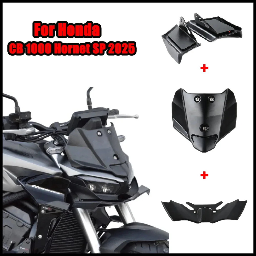 Аксессуары для мотоциклов, подходящие для Honda CB 1000 Hornet SP 2025, включая лобовое стекло, спойлеры переднего крыла и спойлеры бокового крыла 
Аксессуары для мотоциклов, подходящие для Honda CB 1000 Hornet SP 2025, включая лобовое стекло, спойлеры переднего крыла и спойлеры бокового крыла