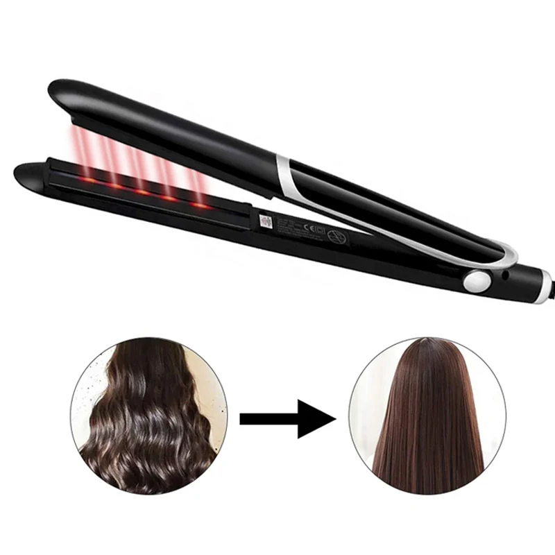 Salon Grade Ceramic Plate Hair Straightener LCD Display Tourmaline Infrared Multi-Temperature (160-220C) Electric for
Salon Grade Ceramic Plate Hair Straightener LCD Display Tourmaline Infrared Multi-Temperature (160-220C) Electric for