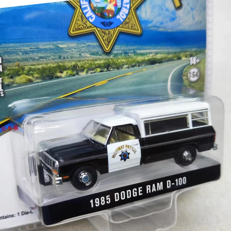 Green Light 1:64 1985 Dodge Ram D-100 Пикап - Калифорнийский шоссейный патруль, коллекция раш-игрушек, небольшие подарки, модель настенной подвески
Green Light 1:64 1985 Dodge Ram D-100 Пикап - Калифорнийский шоссейный патруль, коллекция раш-игрушек, небольшие подарки, модель настенной подвески