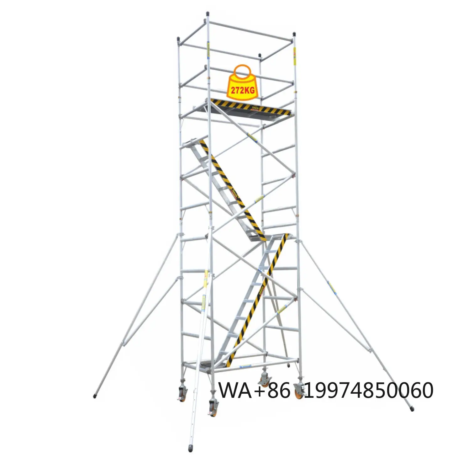 Complete 6m-12m Mobile Scaffold Tower Ladder Aluminium Rolling Scaffolding
Complete 6m-12m Mobile Scaffold Tower Ladder Aluminium Rolling Scaffolding