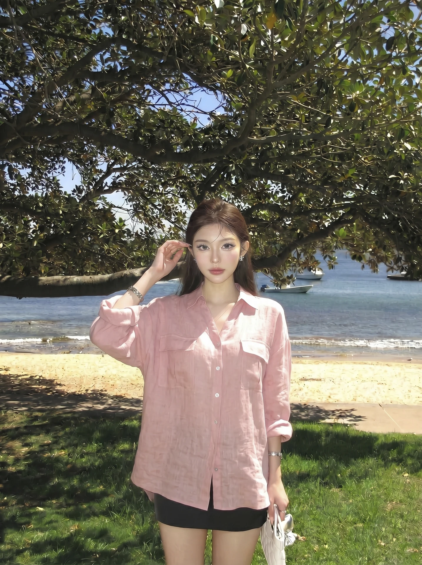 Casual Style Women's Bubble Sleeve Shirt Loose Sun Protection Outerwear Summer Commute Casual Breathable Long Sleeve Shirt
Casual Style Women's Bubble Sleeve Shirt Loose Sun Protection Outerwear Summer Commute Casual Breathable Long Sleeve Shirt