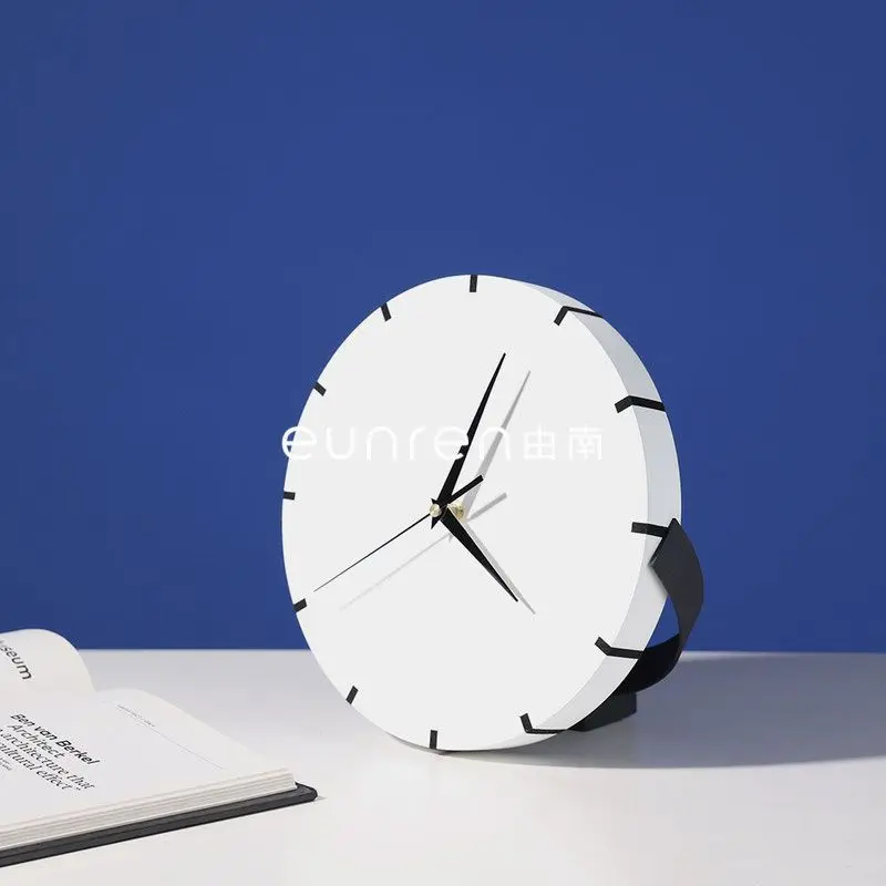 Minimalist Circle Clock - Monochrome Desk Timepiece for Office & Study, Modern Home Decor
Minimalist Circle Clock - Monochrome Desk Timepiece for Office & Study, Modern Home Decor