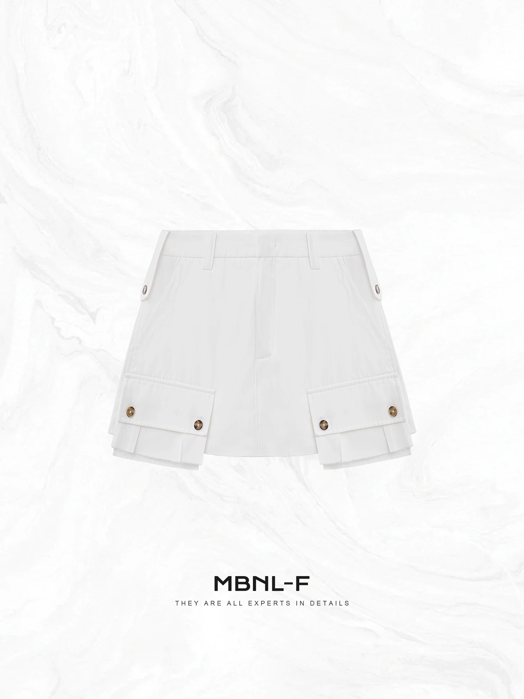 MBNLF Workwear Skirt High-End Spring Button Collision Pants Skirt Qin Lei JNKZ302 Straight Leg Short Length Other Material 100%
MBNLF Workwear Skirt High-End Spring Button Collision Pants Skirt Qin Lei JNKZ302 Straight Leg Short Length Other Material 100%