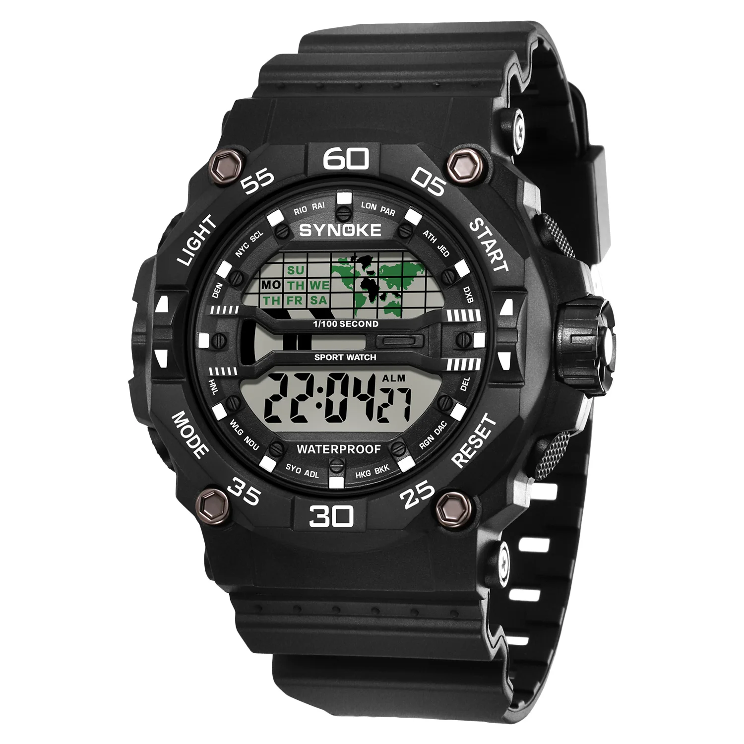 Men's Sport Wristwatch, LED Stopwatch, Waterproof Electronic Watch
Men's Sport Wristwatch, LED Stopwatch, Waterproof Electronic Watch