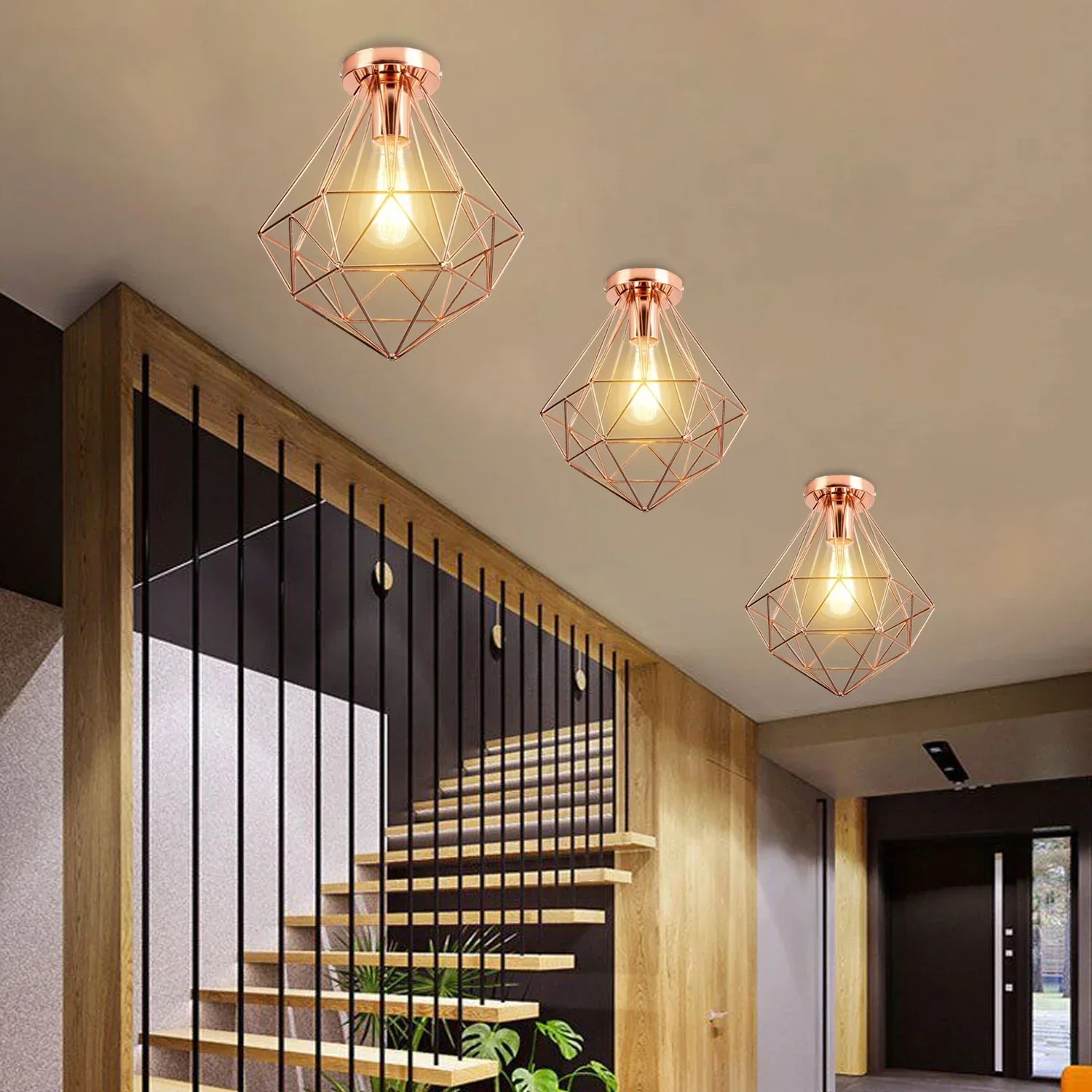 Vintage Ceiling Light Retro E27 Lamp Holder Bulb Metal Lampshade Cage Ceiling Lighting Mount Pendant Light Home Decor Plafonnier
Vintage Ceiling Light Retro E27 Lamp Holder Bulb Metal Lampshade Cage Ceiling Lighting Mount Pendant Light Home Decor Plafonnier