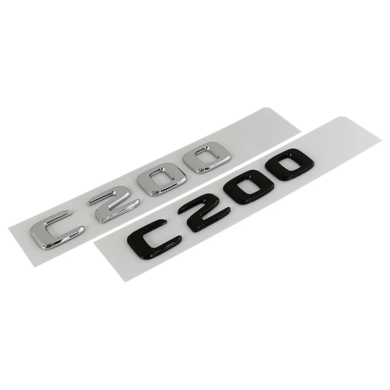 3D ABS Black Chrome Lettes For Car Trunk Mercedes Benz C200 W204 W205 W206 Emblem Logo Sticker 2018 2019 2020 2022 Accessories
3D ABS Black Chrome Lettes For Car Trunk Mercedes Benz C200 W204 W205 W206 Emblem Logo Sticker 2018 2019 2020 2022 Accessories