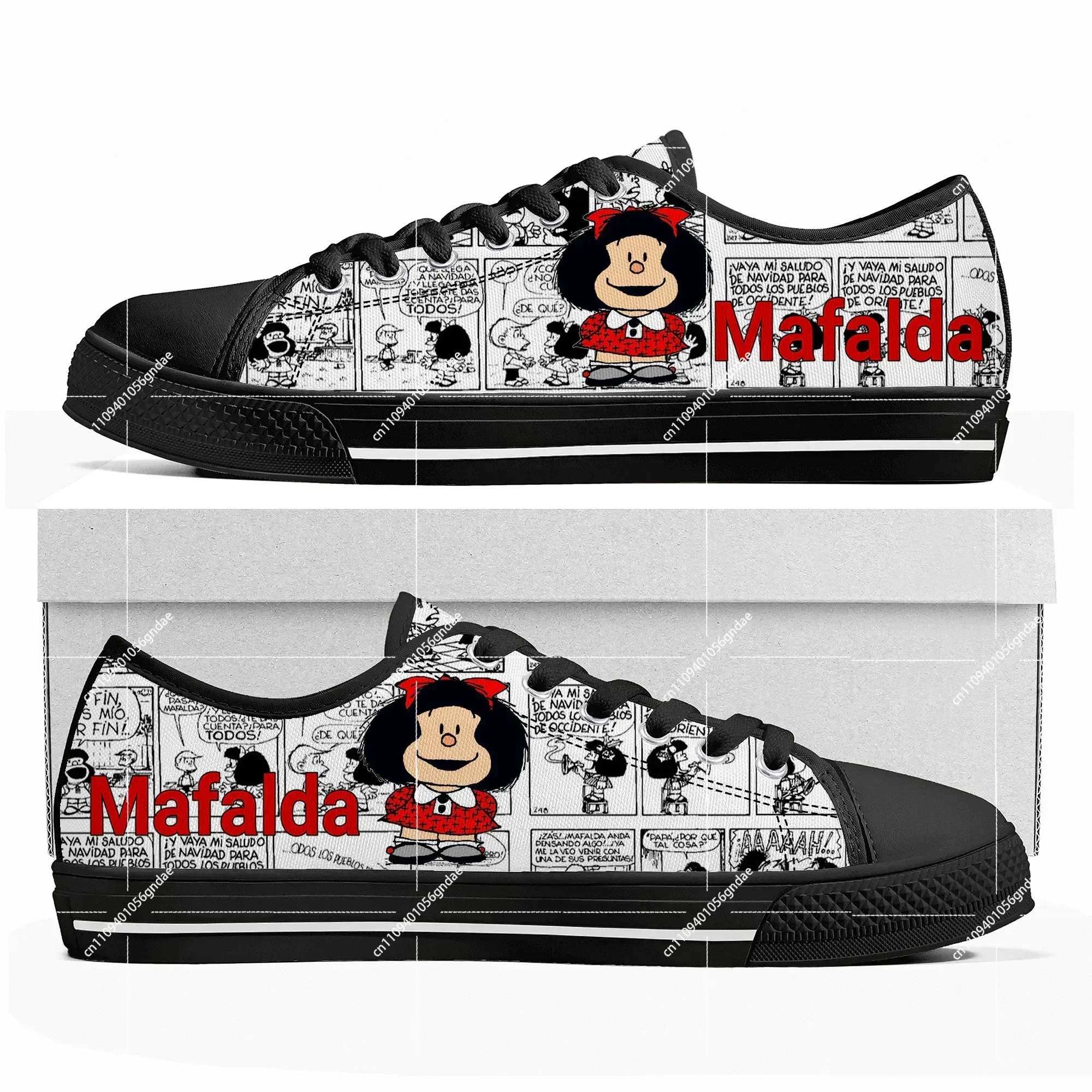 Hot Cartoon Role Mafalda Custom Low Top Sneakers Women Men Teenager Fashion Shoes Casual Tailor Made Canvas Sneaker
Hot Cartoon Role Mafalda Custom Low Top Sneakers Women Men Teenager Fashion Shoes Casual Tailor Made Canvas Sneaker
