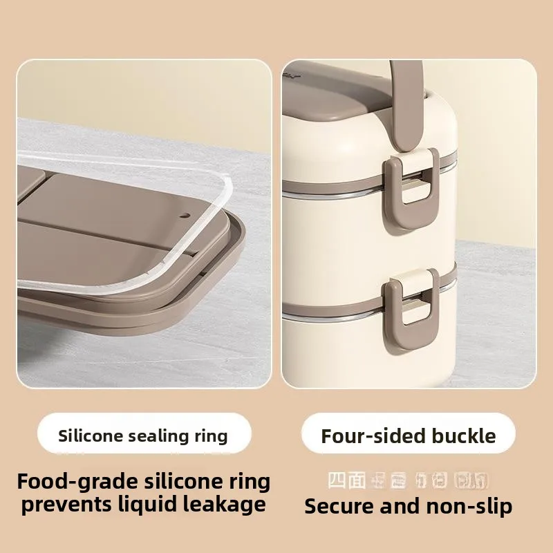 Large Capaci Double Layer Stainl Steel 304 Microwave Se Lunch Box Multi Layer Divided Bento Box Food Storage Organizer
Large Capaci Double Layer Stainl Steel 304 Microwave Se Lunch Box Multi Layer Divided Bento Box Food Storage Organizer