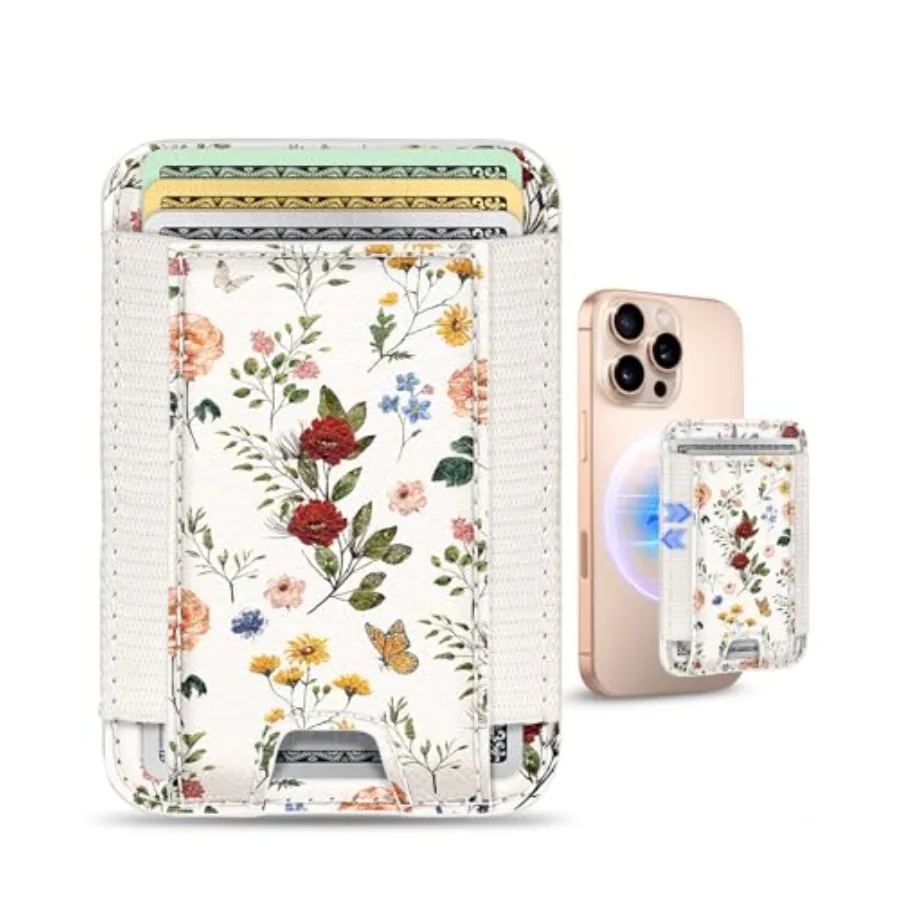 Compatible with Magsafe Wallet Magnetic Card Holder - for Women Leather Phone Wallet Fits 7 Cards Slim RFID Card Holder for iPh
Compatible with Magsafe Wallet Magnetic Card Holder - for Women Leather Phone Wallet Fits 7 Cards Slim RFID Card Holder for iPh