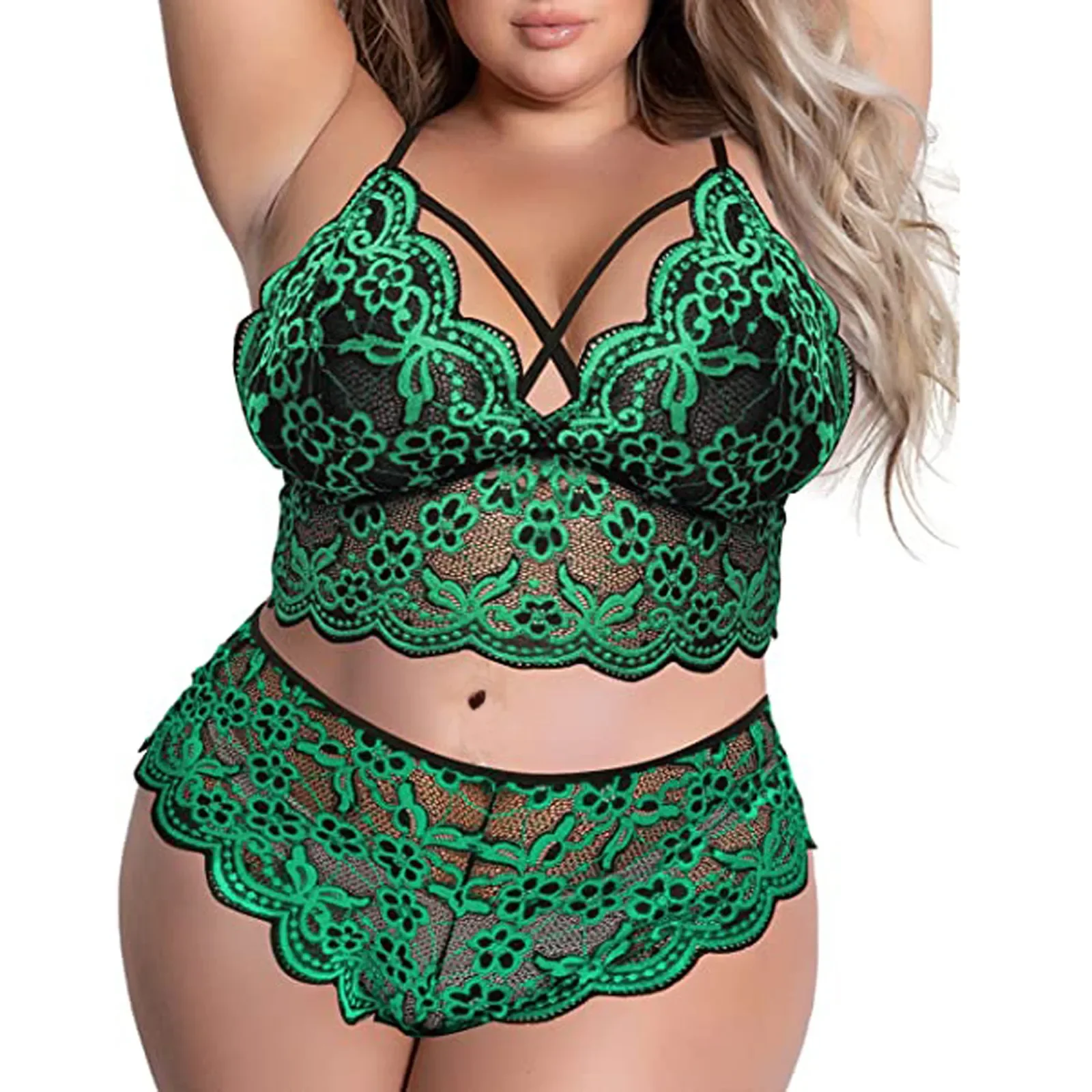 Plus Size Bra 2 Pieces Sets Sexy Lingerie Women Lace Embroidery Bra & Brief Sets Underwear Sleepwear Pajamas Exotic Set 4XL
Plus Size Bra 2 Pieces Sets Sexy Lingerie Women Lace Embroidery Bra & Brief Sets Underwear Sleepwear Pajamas Exotic Set 4XL
