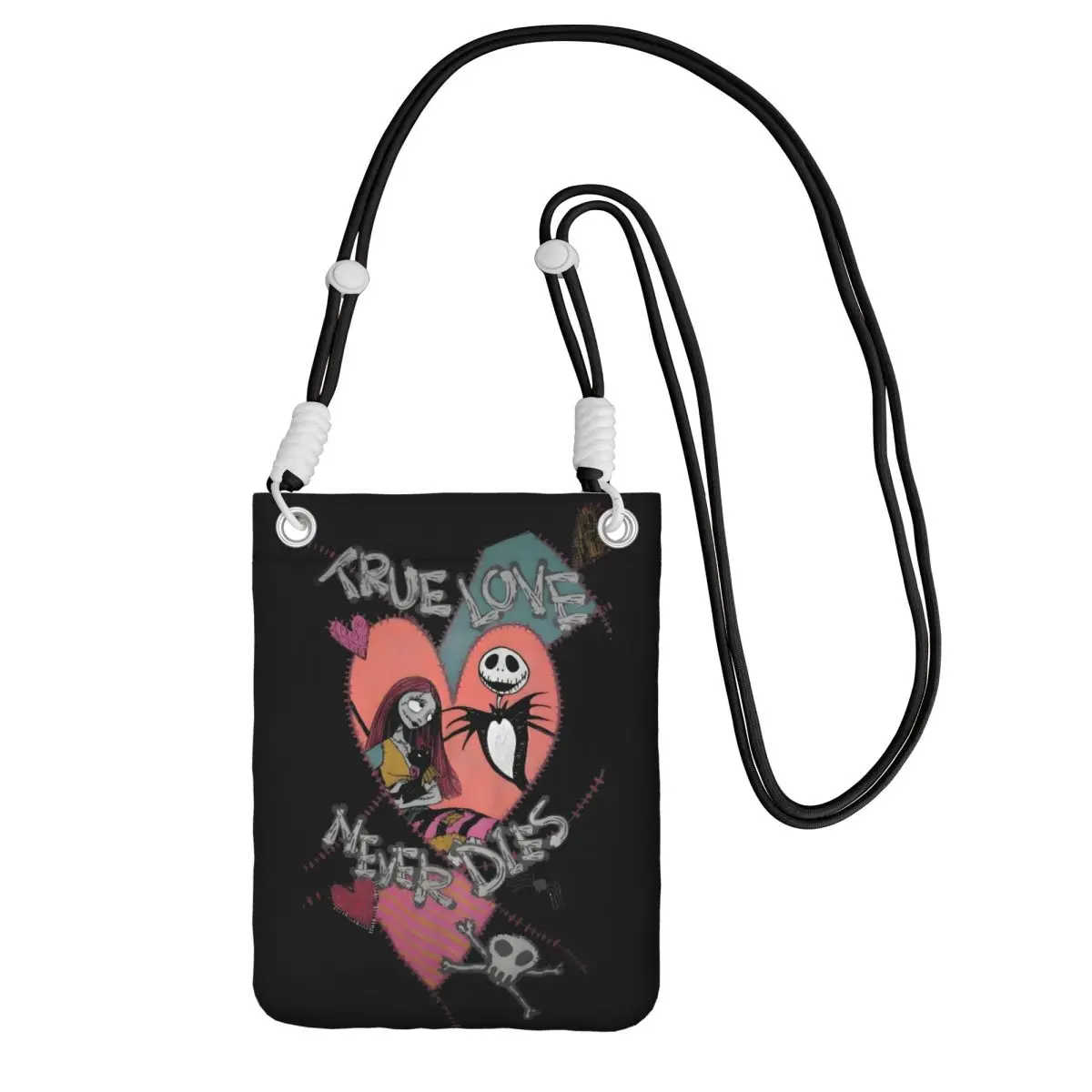 Custom Fashion Jack Skellington Mobile Phone Bag Women Men Shoulder Crossbody Bag For Travel Detachable Shoulder Strap
Custom Fashion Jack Skellington Mobile Phone Bag Women Men Shoulder Crossbody Bag For Travel Detachable Shoulder Strap
