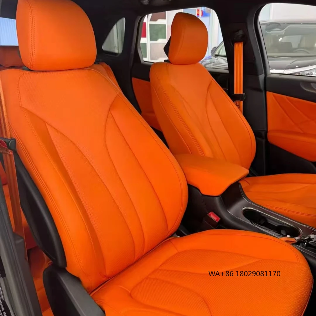 New for 5-Seat Car Seat Cover Full Set Leather with Front and Rear Protectors
New for 5-Seat Car Seat Cover Full Set Leather with Front and Rear Protectors