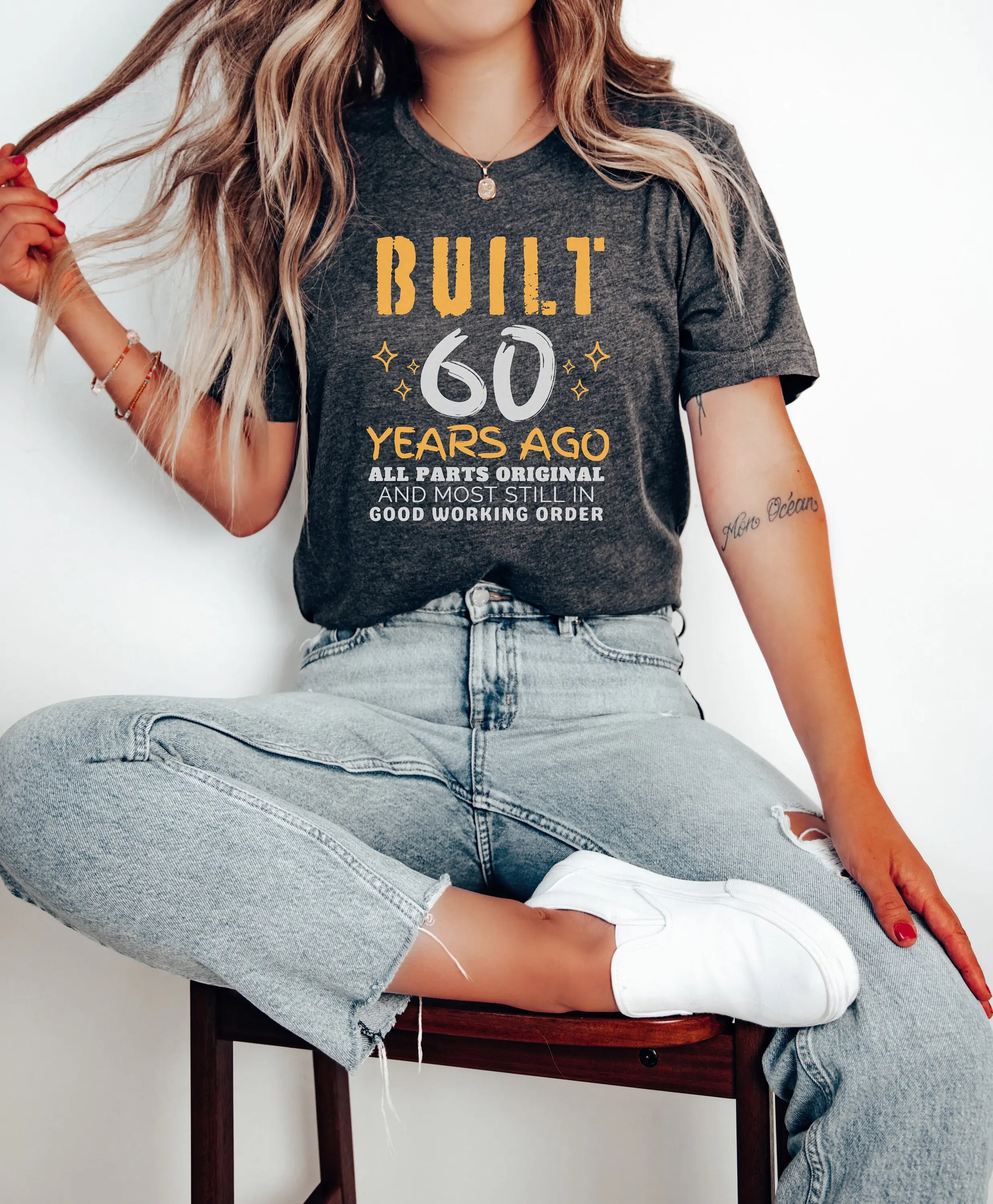 Built 60 Years Ago All Parts Original T Shirt Born In The 60S 60Th Birthday Men'S B Day Present For Him
Built 60 Years Ago All Parts Original T Shirt Born In The 60S 60Th Birthday Men'S B Day Present For Him