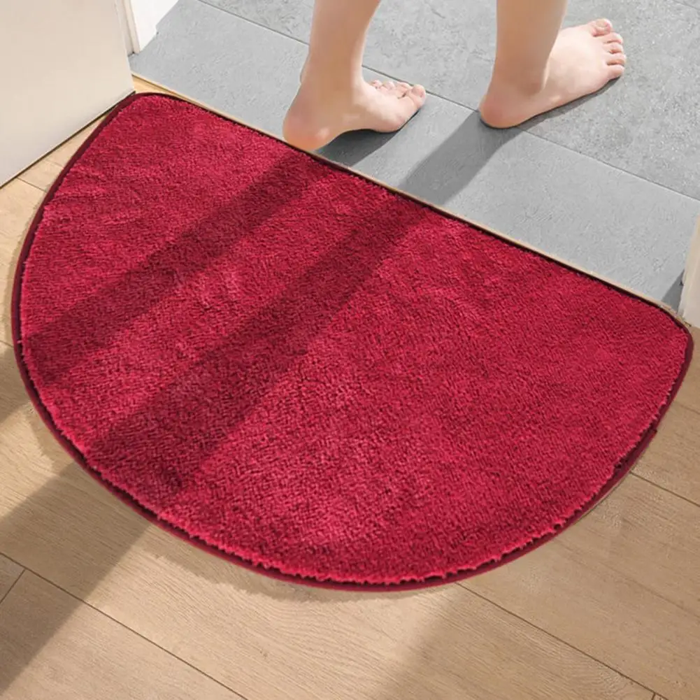 Half Round Doormat Non-slip Entrance Mat Solid Color Plush Floor Mat Bathroom Carpet Rugs Durable Hallway Floor Mats Doormats
Half Round Doormat Non-slip Entrance Mat Solid Color Plush Floor Mat Bathroom Carpet Rugs Durable Hallway Floor Mats Doormats