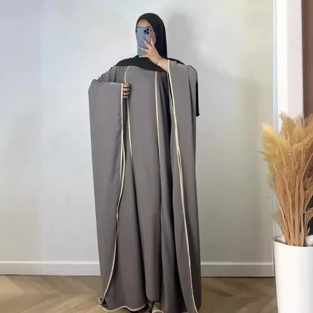 2PCS Muslim Matching Set For Women Open Kimono Abaya Maxi Dress Suit Islam Outfits Dubai Kaftan Turkey Robe Gown Kebaya Jalabiya
2PCS Muslim Matching Set For Women Open Kimono Abaya Maxi Dress Suit Islam Outfits Dubai Kaftan Turkey Robe Gown Kebaya Jalabiya