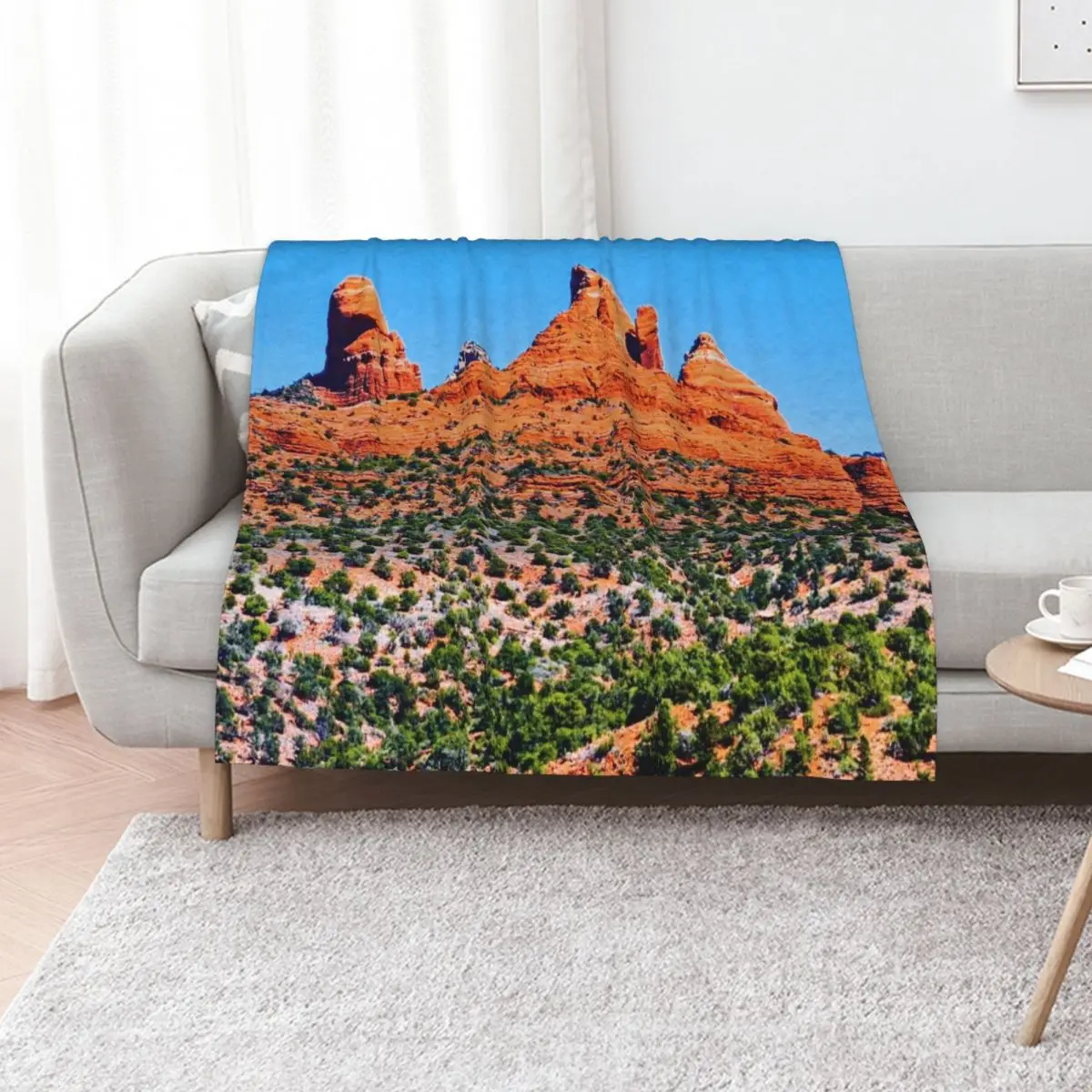 Gorgeous Red Rocks of Sedona Throw Blanket Soft Bedroom Blanket for Night Sleeping
Gorgeous Red Rocks of Sedona Throw Blanket Soft Bedroom Blanket for Night Sleeping
