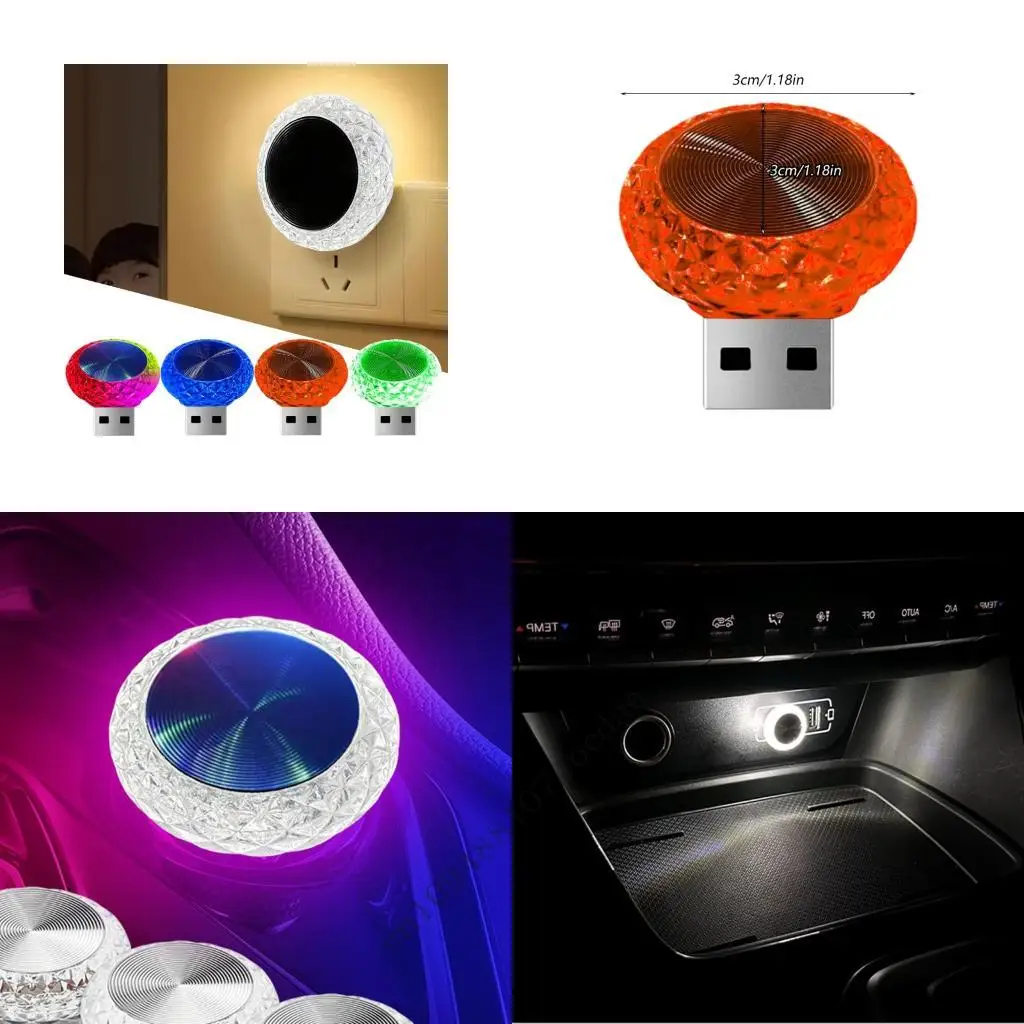 Multifunctional USB LED Lamp 7 Dynamic Color Mood Enhancer Light for Auto Cabin Living Room Night Light
Multifunctional USB LED Lamp 7 Dynamic Color Mood Enhancer Light for Auto Cabin Living Room Night Light