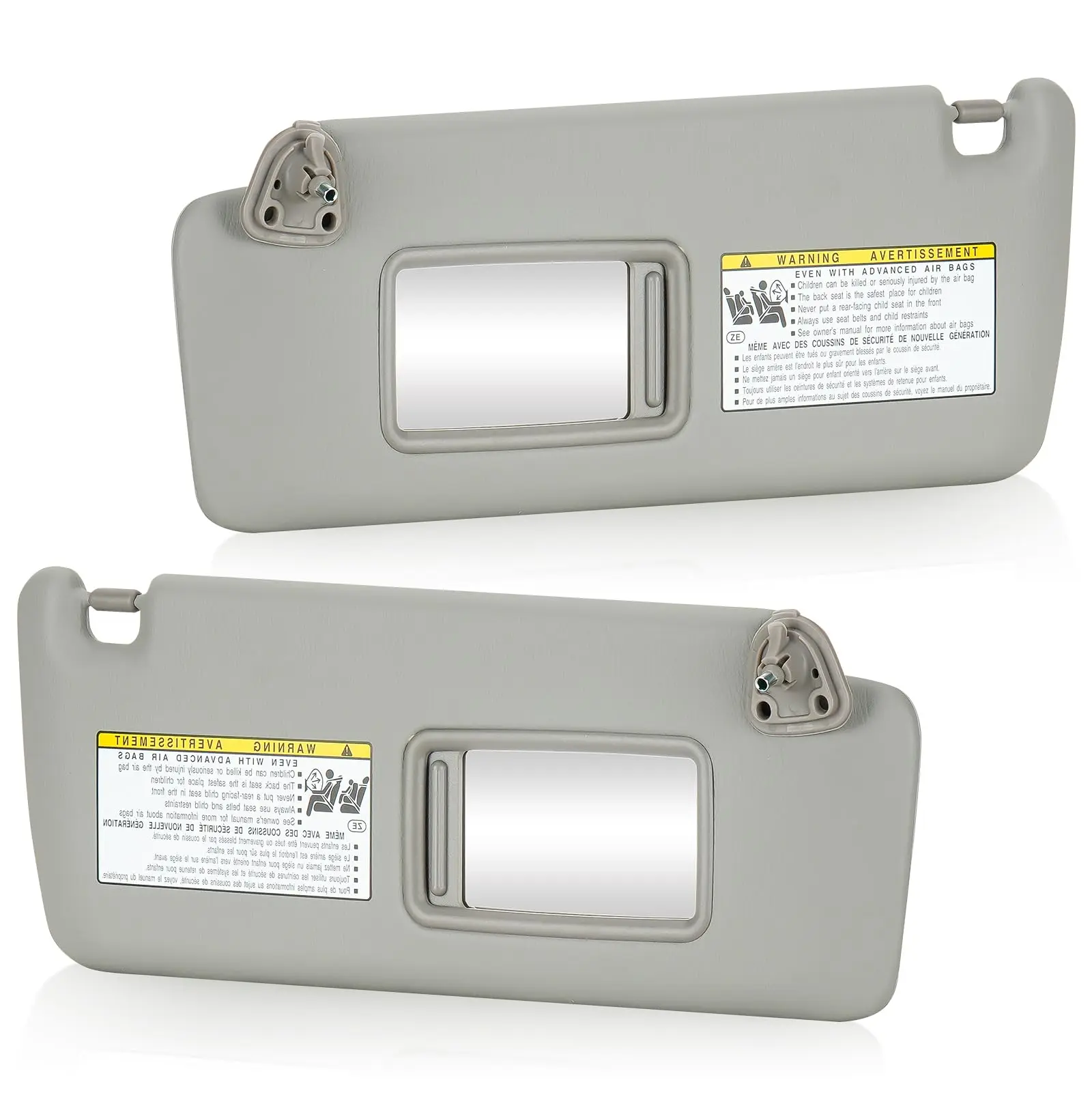 2 Gray Sun Visors For Driver And Passenger Side Fit 2004–2007 Highlander Replacement Part 74320-48260-A0 Without Light
2 Gray Sun Visors For Driver And Passenger Side Fit 2004–2007 Highlander Replacement Part 74320-48260-A0 Without Light