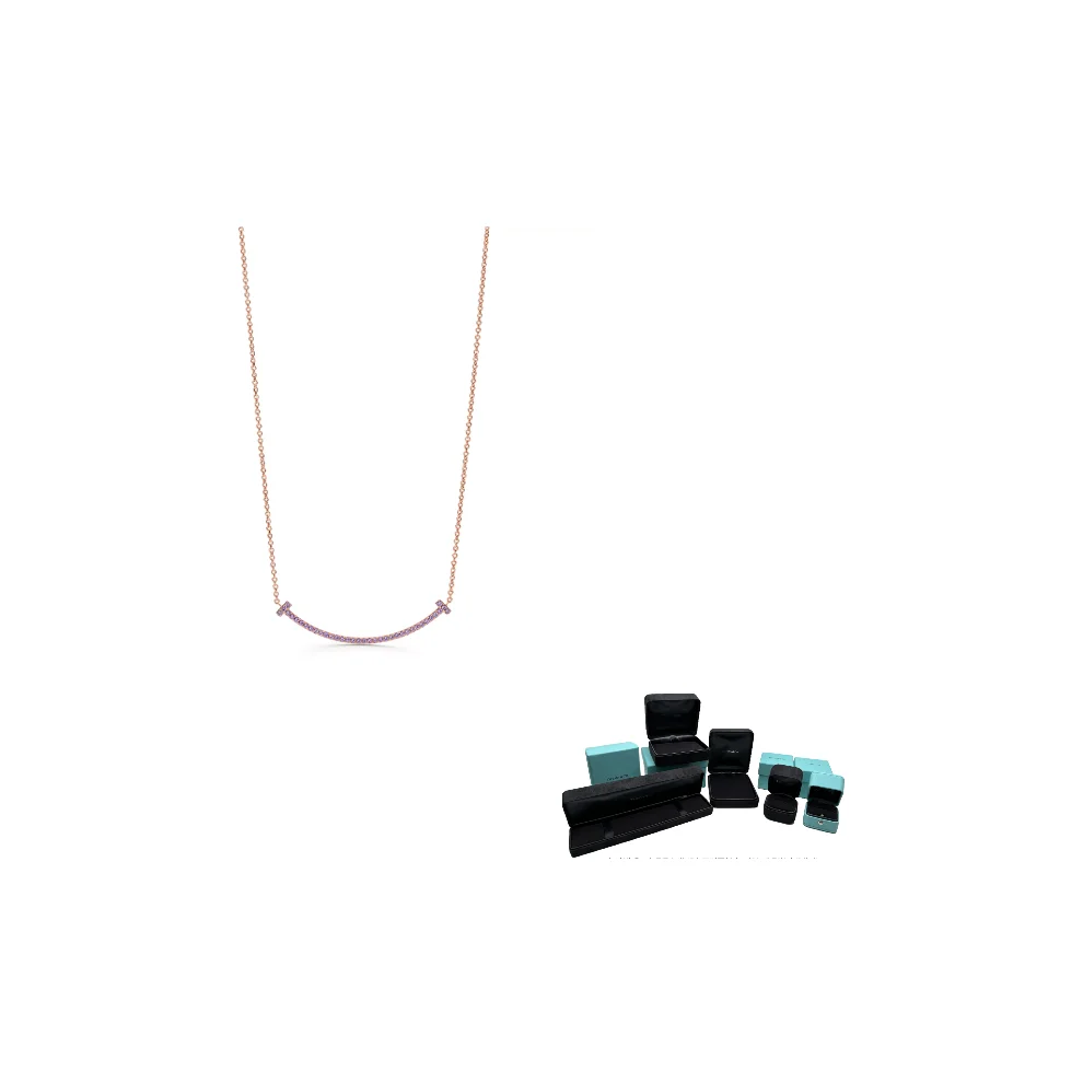 TIFFANY & CO. T Necklaces Women's Rose Gold 71120562
TIFFANY & CO. T Necklaces Women's Rose Gold 71120562