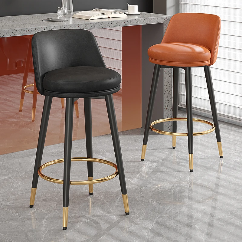 Light luxury bar chair Household backrest chair High stool Modern simple bar stool Receiving at the front desk
Light luxury bar chair Household backrest chair High stool Modern simple bar stool Receiving at the front desk