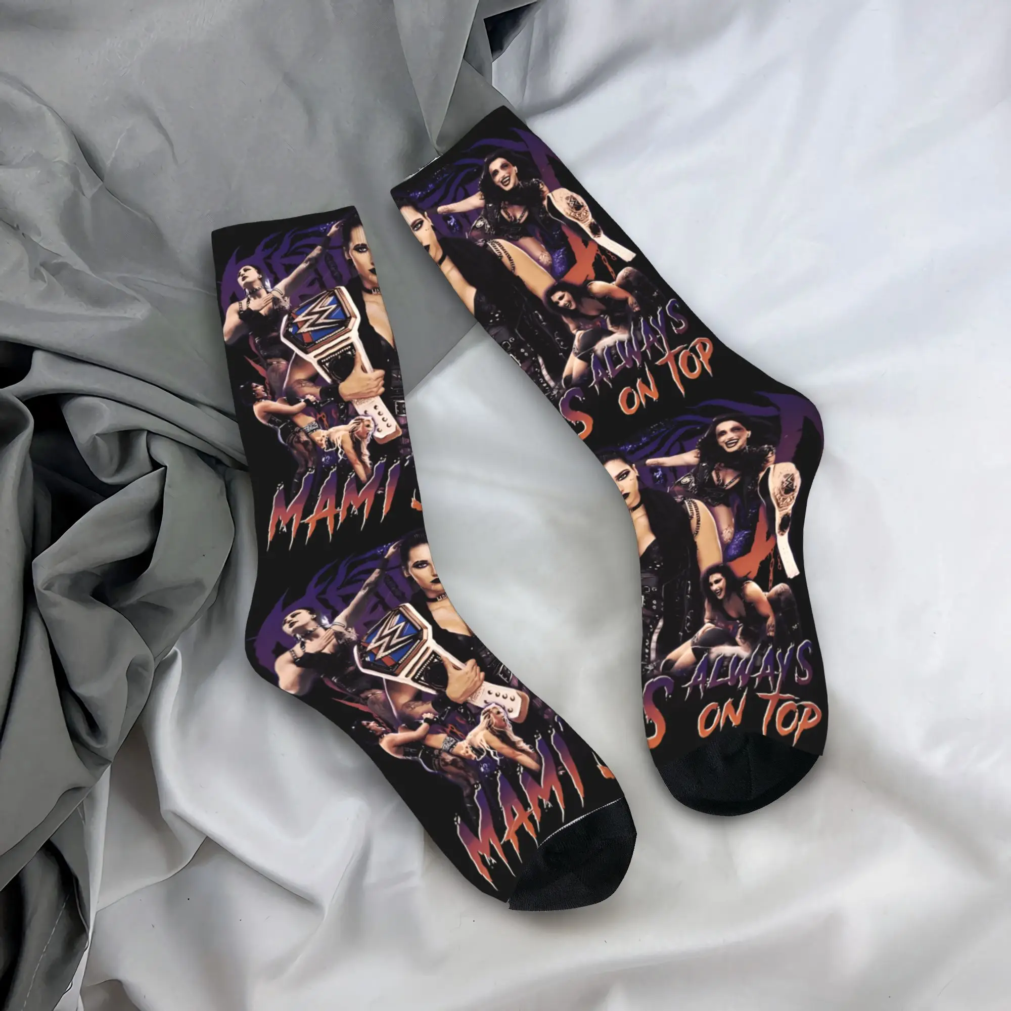 Rhea Ripley Mamis Always On Top Socks Pattern Stockings Anti Skid Men Socks Soft Winter Vintage Skateboard Socks
Rhea Ripley Mamis Always On Top Socks Pattern Stockings Anti Skid Men Socks Soft Winter Vintage Skateboard Socks