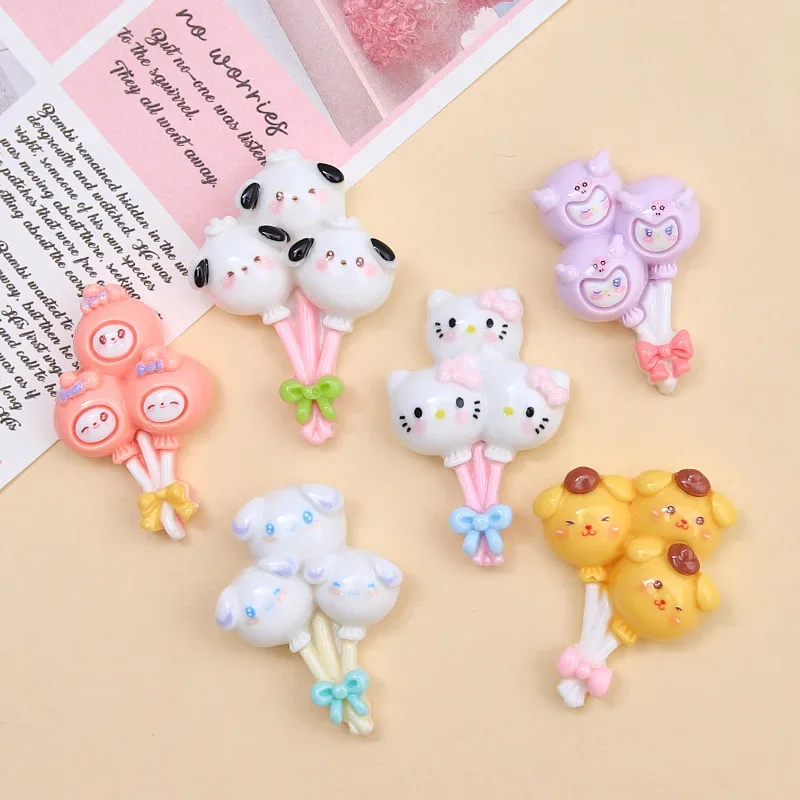 5 шт. милый воздушный шар Sanrio, мультяшная смола с плоской задней частью, сделай сам, каваи, аксессуары из смолы, материалы для рукоделия, украшение для скрапбукинга
5 шт. милый воздушный шар Sanrio, мультяшная смола с плоской задней частью, сделай сам, каваи, аксессуары из смолы, материалы для рукоделия, украшение для скрапбукинга