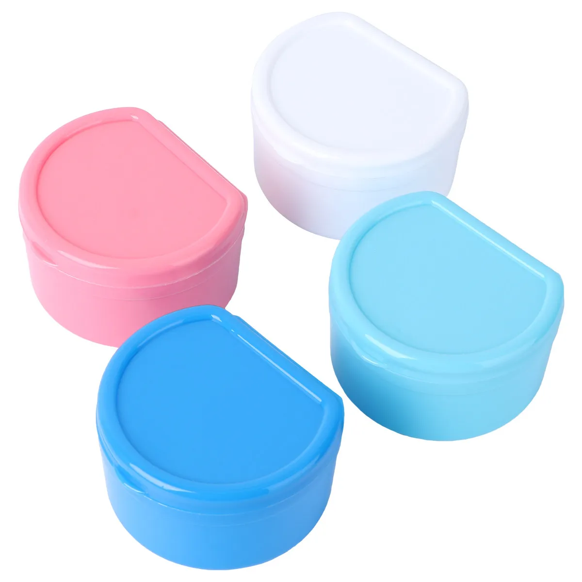 4Pcs Denture Cleaning Box Plastic False Teeth Storage Case Portable Retainer Holder with Strainer for Travel 4 Colors Light
4Pcs Denture Cleaning Box Plastic False Teeth Storage Case Portable Retainer Holder with Strainer for Travel 4 Colors Light