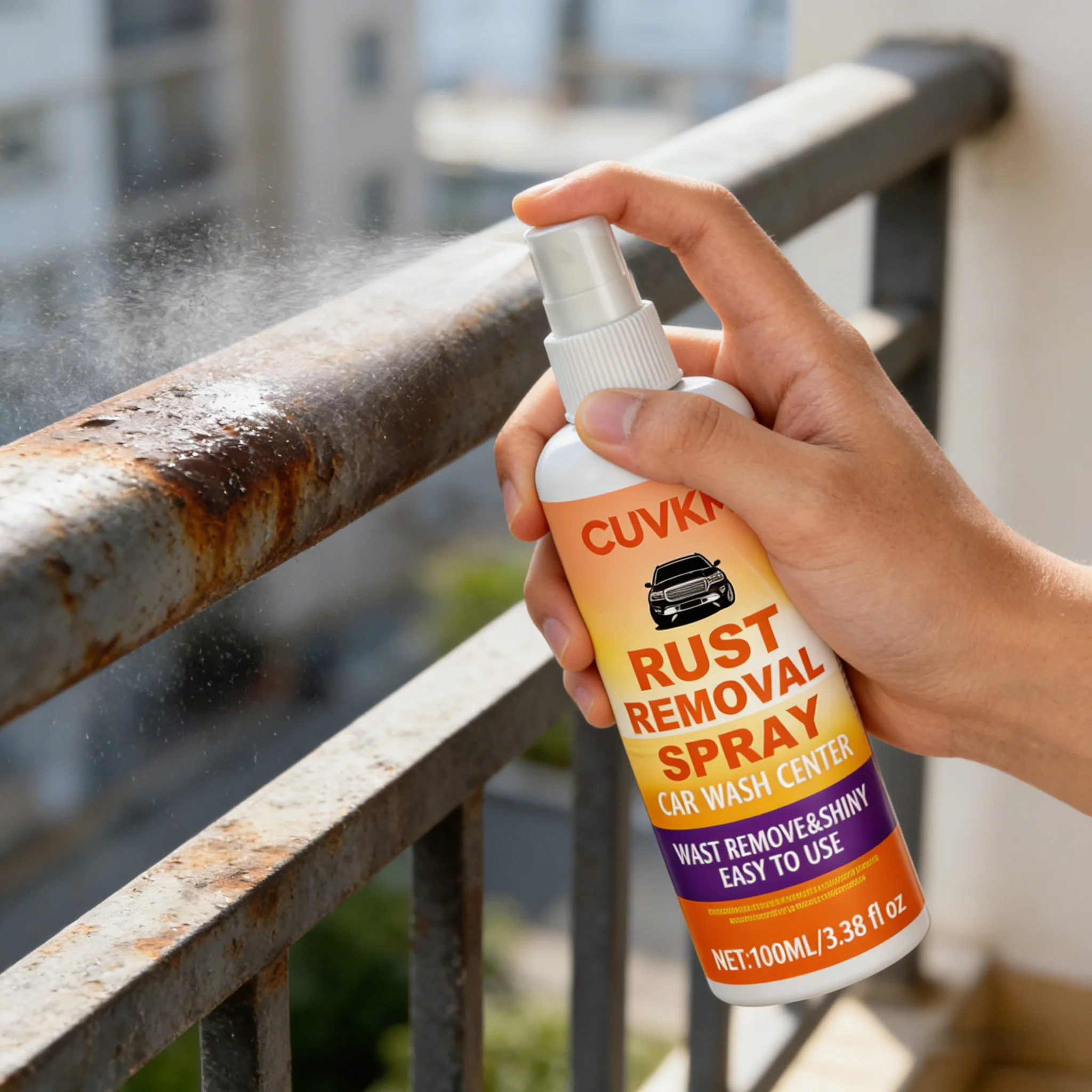 Multi-Surface Rust Remover Liquid Anti-Rust Coating for Metal, Bicycle, Car and Machinery
Multi-Surface Rust Remover Liquid Anti-Rust Coating for Metal, Bicycle, Car and Machinery