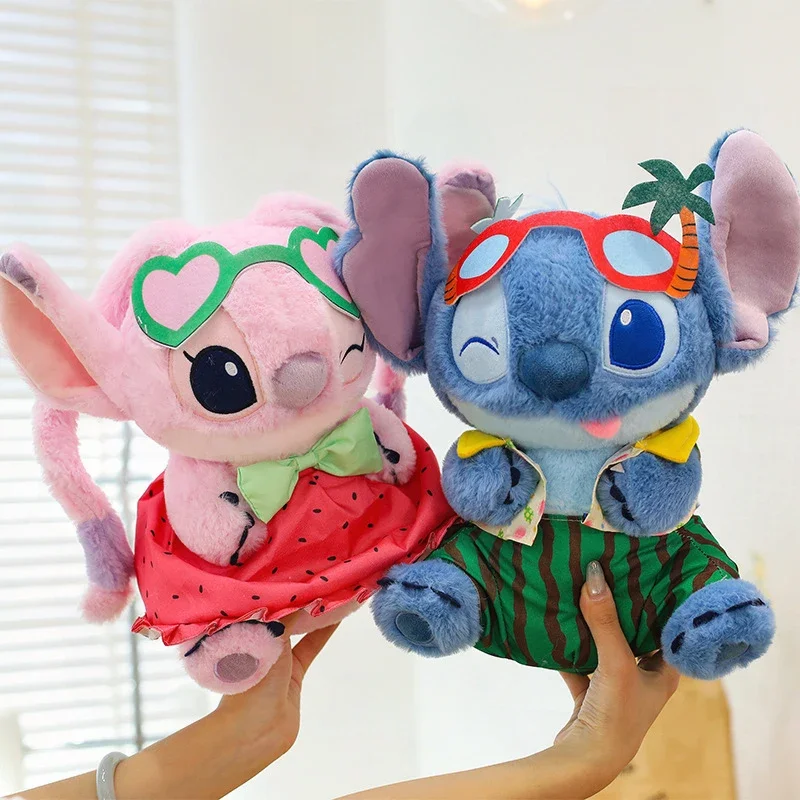Мягкая игрушка Kawaii Disney, плюшевая кукла Stitch Summer Series в пляжной одежде с арбузом, милый плюшевый подарок для детей на день рождения
Мягкая игрушка Kawaii Disney, плюшевая кукла Stitch Summer Series в пляжной одежде с арбузом, милый плюшевый подарок для детей на день рождения