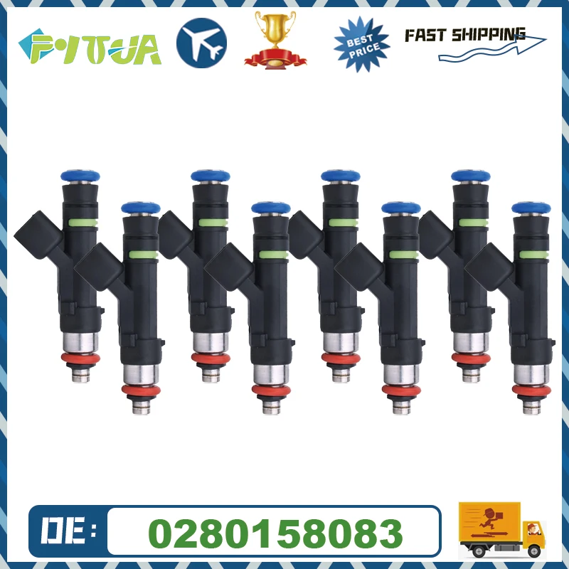 8pcs fuel Injector 0280158083 83211206 For BUICK LUCERNE 2006-2011 CADILLAC DTS SRX STS XLR 4.6L V8 2006-2010
8pcs fuel Injector 0280158083 83211206 For BUICK LUCERNE 2006-2011 CADILLAC DTS SRX STS XLR 4.6L V8 2006-2010