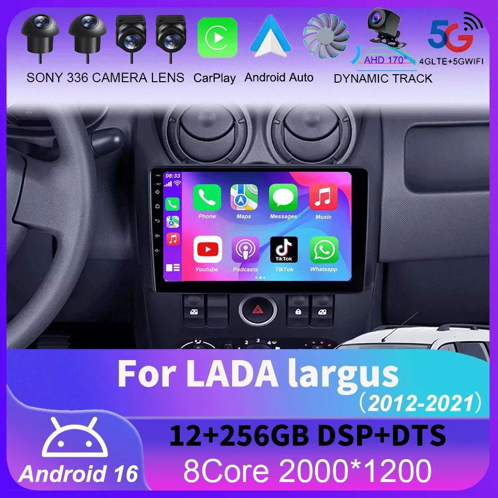 For LADA largus 2012 - 2021 Carplay Auto 4G+WIFI GPS Car Radio Navigation Multimedia Video Player Stereo BT Android 16
For LADA largus 2012 - 2021 Carplay Auto 4G+WIFI GPS Car Radio Navigation Multimedia Video Player Stereo BT Android 16