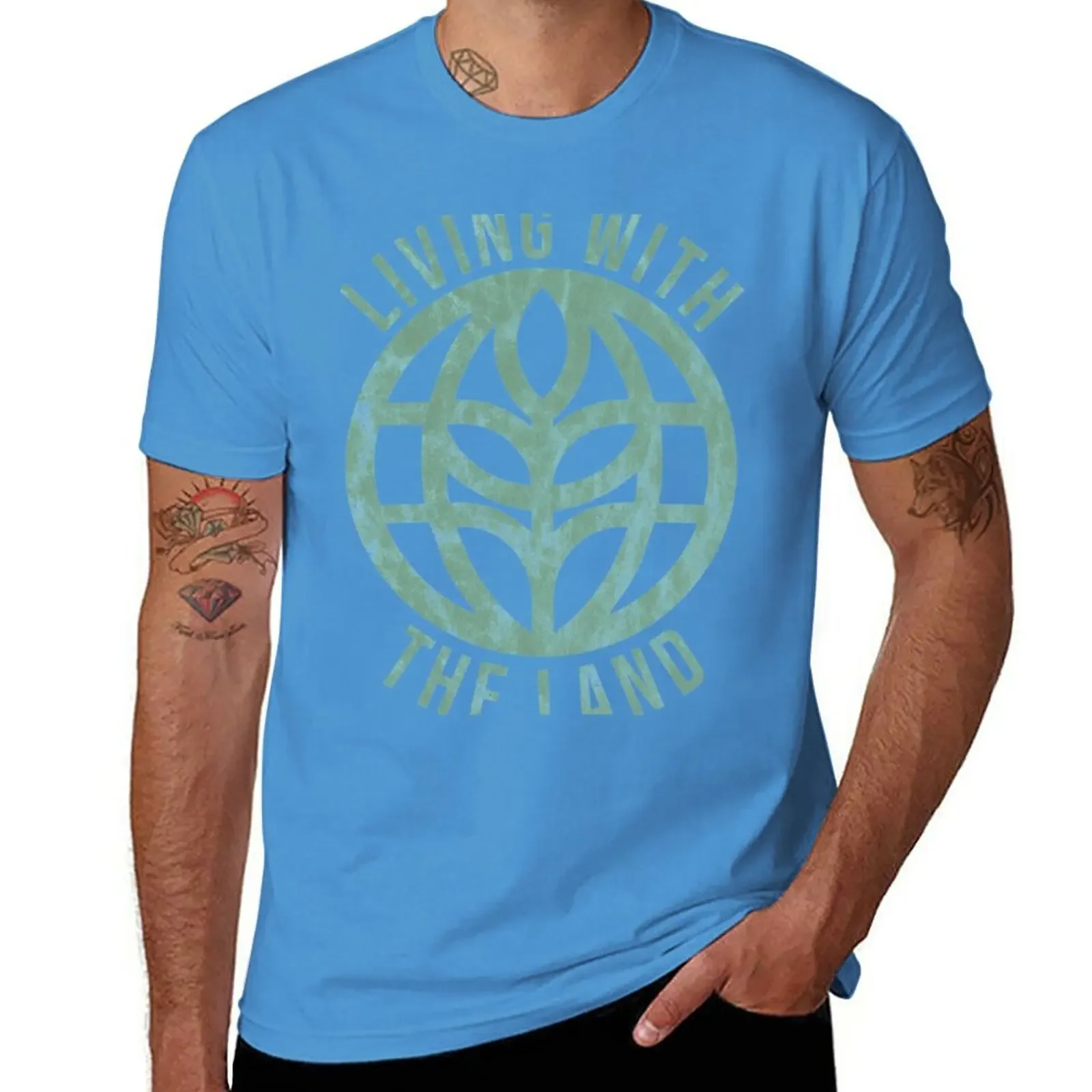 New Living with the Land Vintage T-Shirt vintage t shirts oversized Men's cotton t-shirt
New Living with the Land Vintage T-Shirt vintage t shirts oversized Men's cotton t-shirt